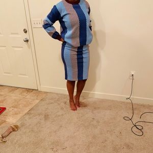 Twin Jersey skirt suit